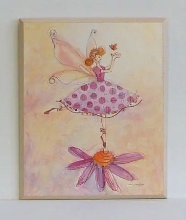 Obraz Kwiatowa wróżka 25x31 cm