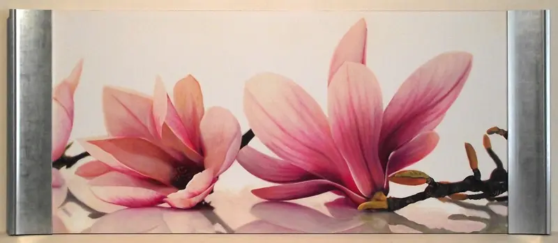 Obraz Kwiaty magnolii 100x50 cm