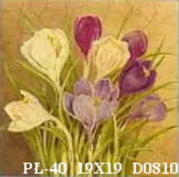 Obraz Kwiaty vintage, frezje 19x19 cm