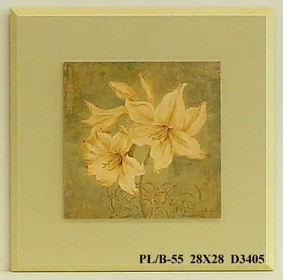 Obraz Kwiaty w beżu 28x28 cm