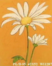 Obraz Kwiaty w wesołych kolorach 42x52 cm