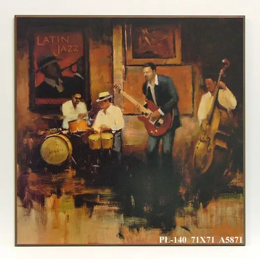 Obraz Latin jazz, koncert 71x71 cm