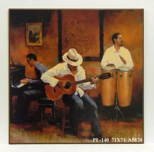 Obraz Latin jazz, koncert 71x71 cm