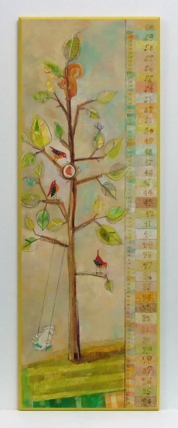 Obraz Miarka z drzewkiem 34x96 cm
