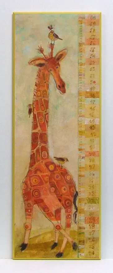 Obraz Miarka z żyrafą 34x96 cm