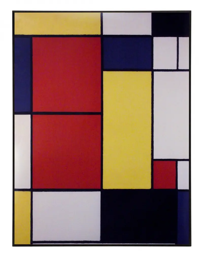 Obraz Mondrian, Kompozycja 61x81 cm