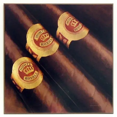 Obraz Monte Royale, cygara 71x71 cm