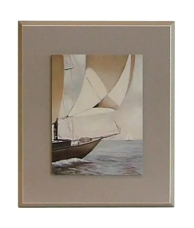 Obraz Morze, jacht 27x32 cm