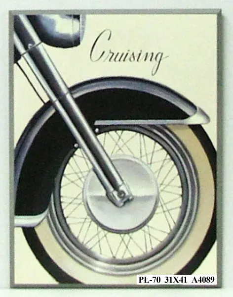Obraz Motocykl, koło 31x41 cm