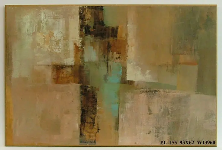Obraz Musztardowa abstrakcja 93X62 cm
