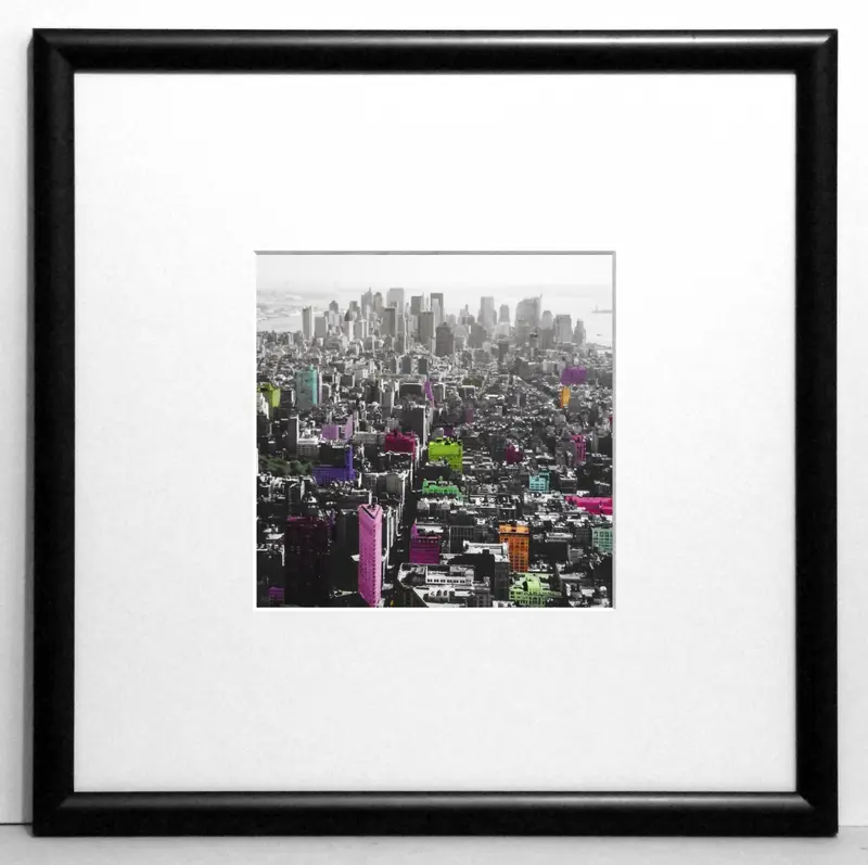Obraz N.Y. kolorowy Manhattan 2 30x30 cm