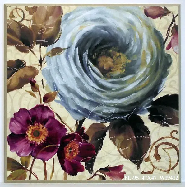Obraz Nasycone kwiaty 47x47 cm