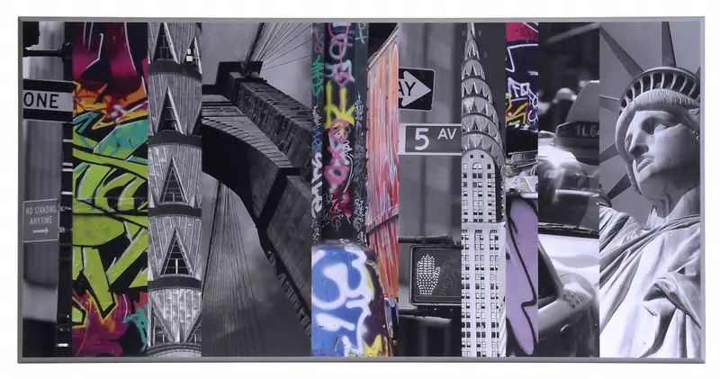 Obraz New York, Nowy York we fragmentach 101x51 cm