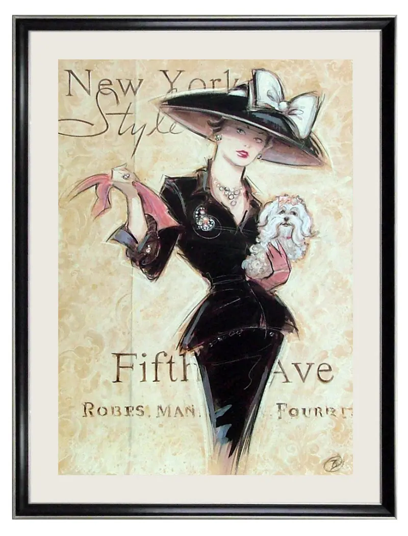 Obraz New York Socialite w ramie 60x80 cm