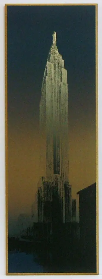 Obraz Nowy Jork nocą, Empire State Building 32x92 cm