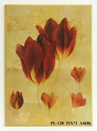 Obraz Ogniste tulipany 51x71 cm