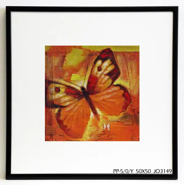 Obraz Ognisty motyl 50x50 cm