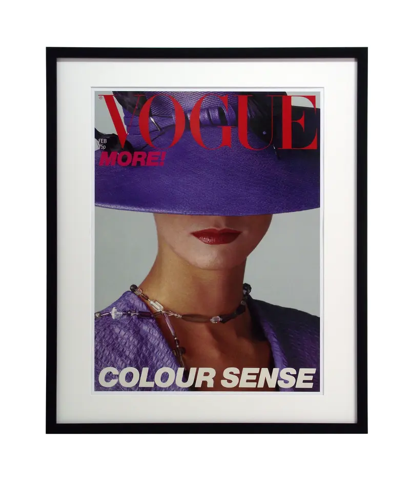 Obraz Okładka VOGUE, luty 1979 w ramie 60x73,5 cm