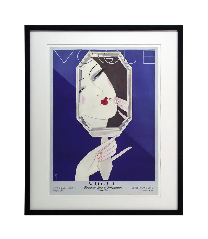 Obraz Okładka VOGUE, późny listopad 1926 w ramie 60x73,5 cm