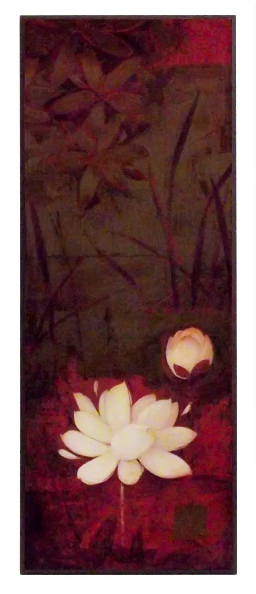 Obraz Orientalna kompozycja w naturze na płycie 31x81 cm