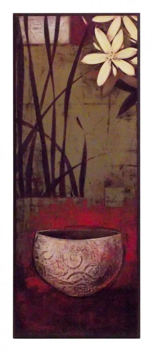 Obraz Orientalna kompozycja w naturze na płycie 31x81 cm