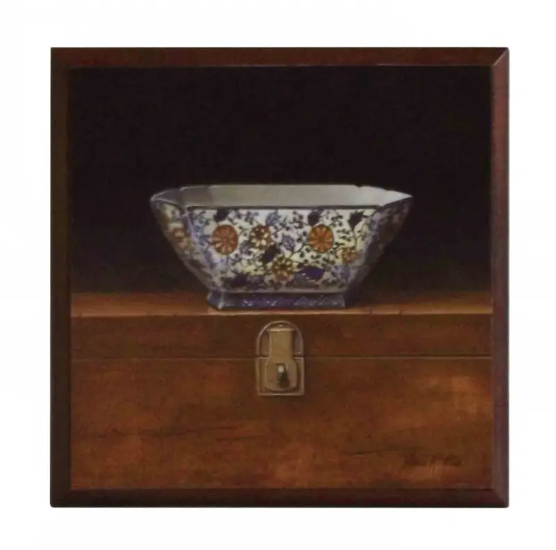 Obraz Orientalna miseczka 4 na płycie 19x19 cm