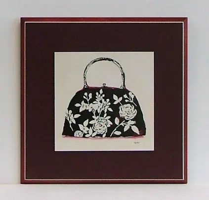 Obraz Orientalne kwiaty, torba 28x28 cm