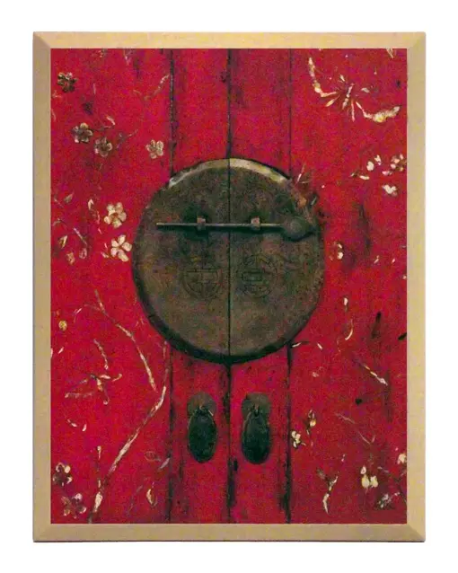 Obraz Orientalne okucie mebla na płycie 17x22 cm