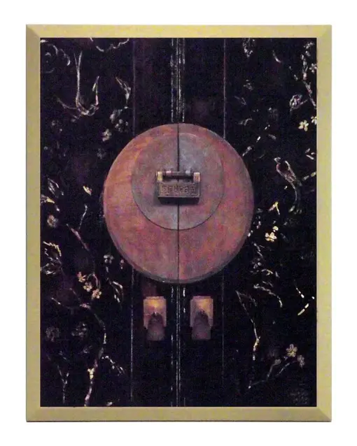 Obraz Orientalne okucie mebla na płycie 17x22 cm