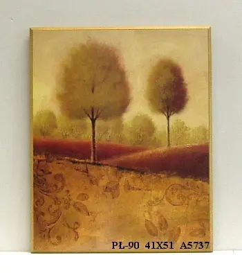 Obraz Pagórki i drzewa 41x51 cm