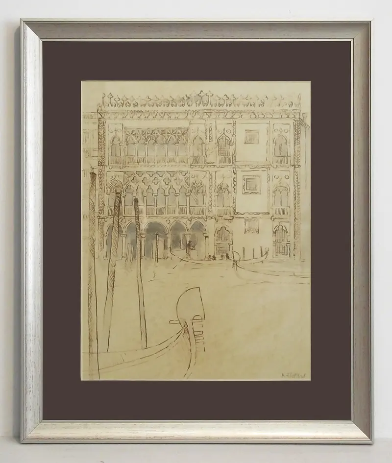 Obraz Pałac w Wenecji w ramie 37x45 cm
