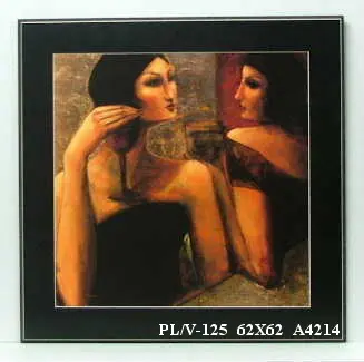 Obraz Panie z drinkami 62x62 cm