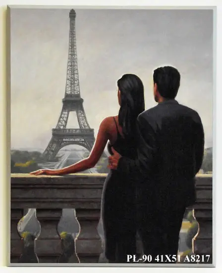 Obraz Para na tarasie widokowym 41x51 cm