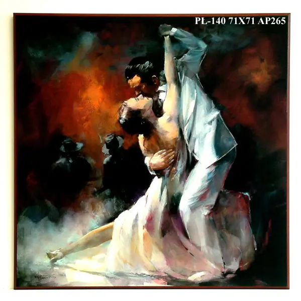 Obraz Para w tańcu 71x71 cm