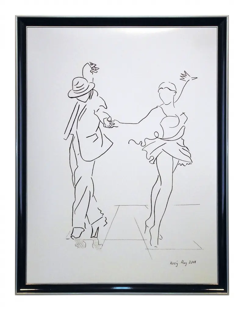 Obraz Para w tańcu 'Der Checker' 45x60 cm
