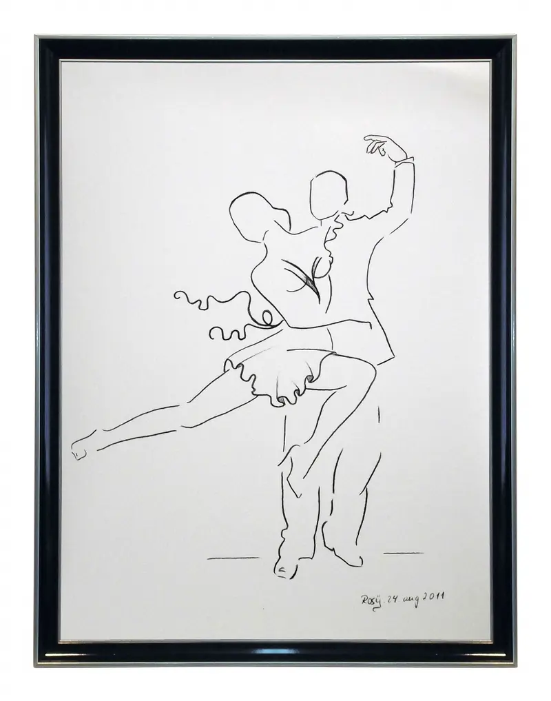 Obraz Para w tańcu 'L'et's Dance' 45x60 cm