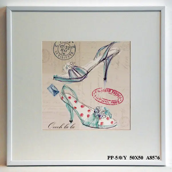 Obraz Pastelowe pantofelki 50x50 cm