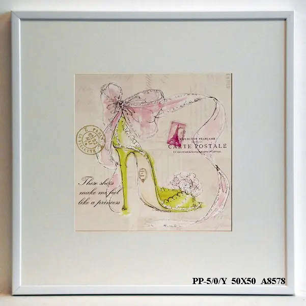 Obraz Pastelowe pantofelki 50x50 cm