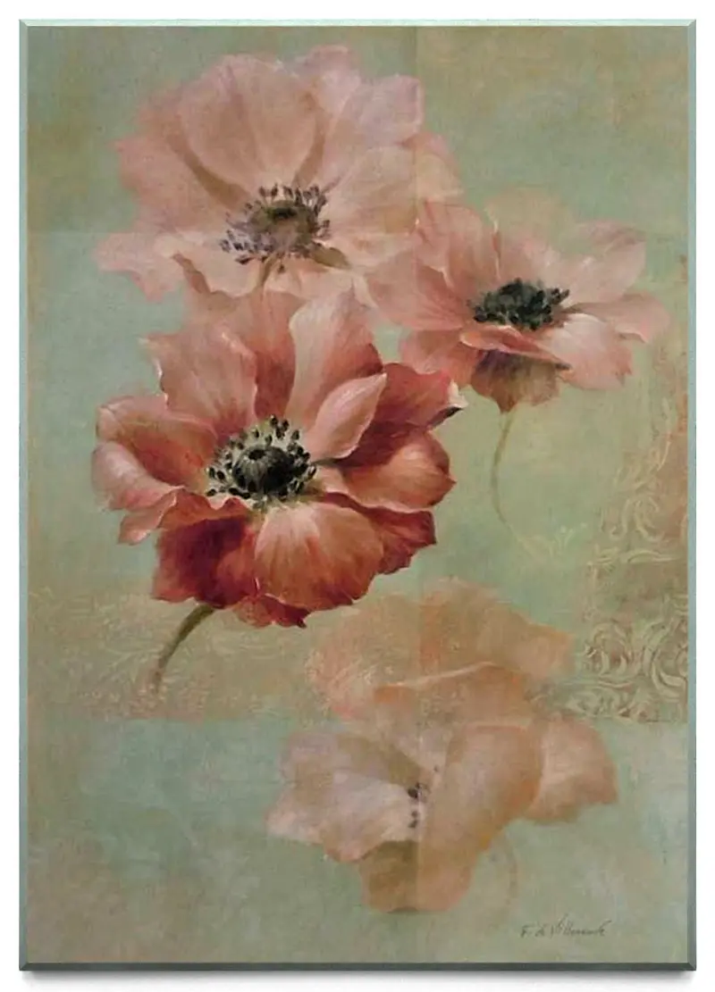 Obraz Pastelowe Zawilce na płycie 51x71 cm