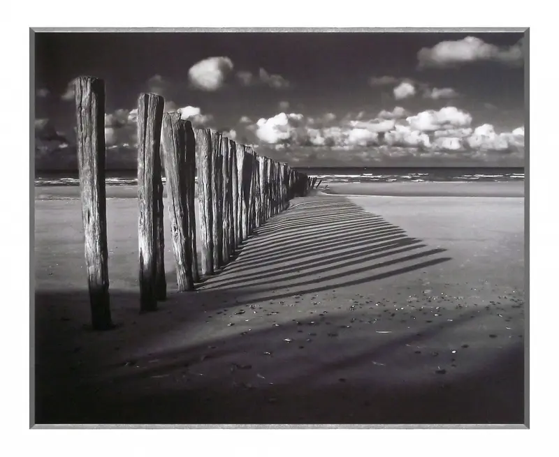 Obraz Pejzaż, Nadmorska fotografia, falochron na płycie 51x41 cm