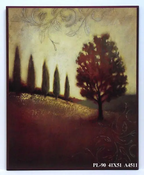 Obraz Pejzaż z ornamentem 41x51 cm