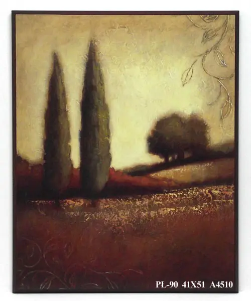 Obraz Pejzaż z ornamentem 41x51 cm