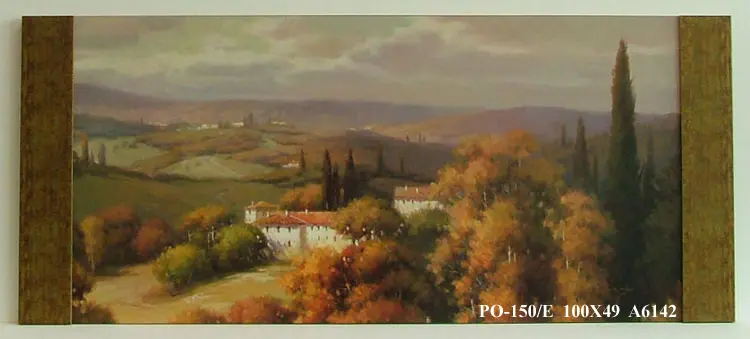 Obraz Pejzaż ze wzgórzami 100x49 cm