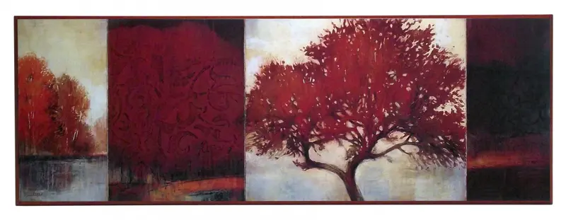 Obraz Pejzaże z drzewami 97x34 cm