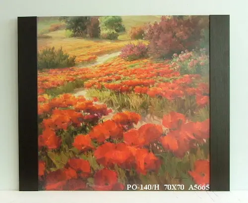 Obraz Pola maków 70x70 cm