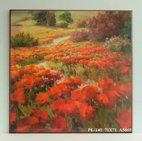 Obraz Pola maków 71x71 cm