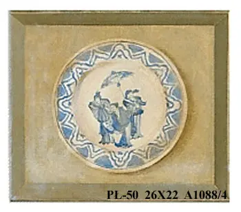Obraz Porcelanowy talerzyk 26x22 cm