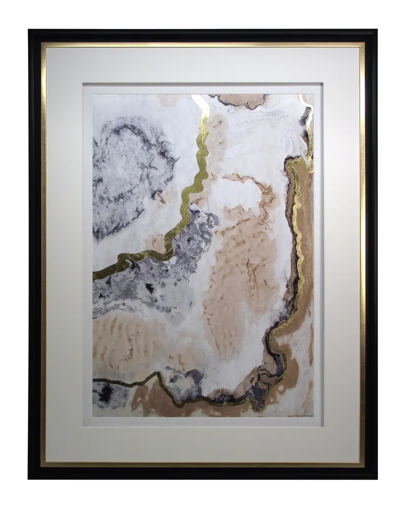 Obraz Przekrój kamienia II w ramie 85x115 cm