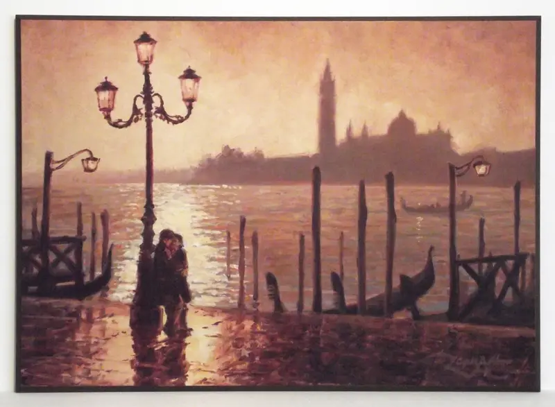 Obraz Romantyczna Wenecja 1 na płycie 71x51 cm