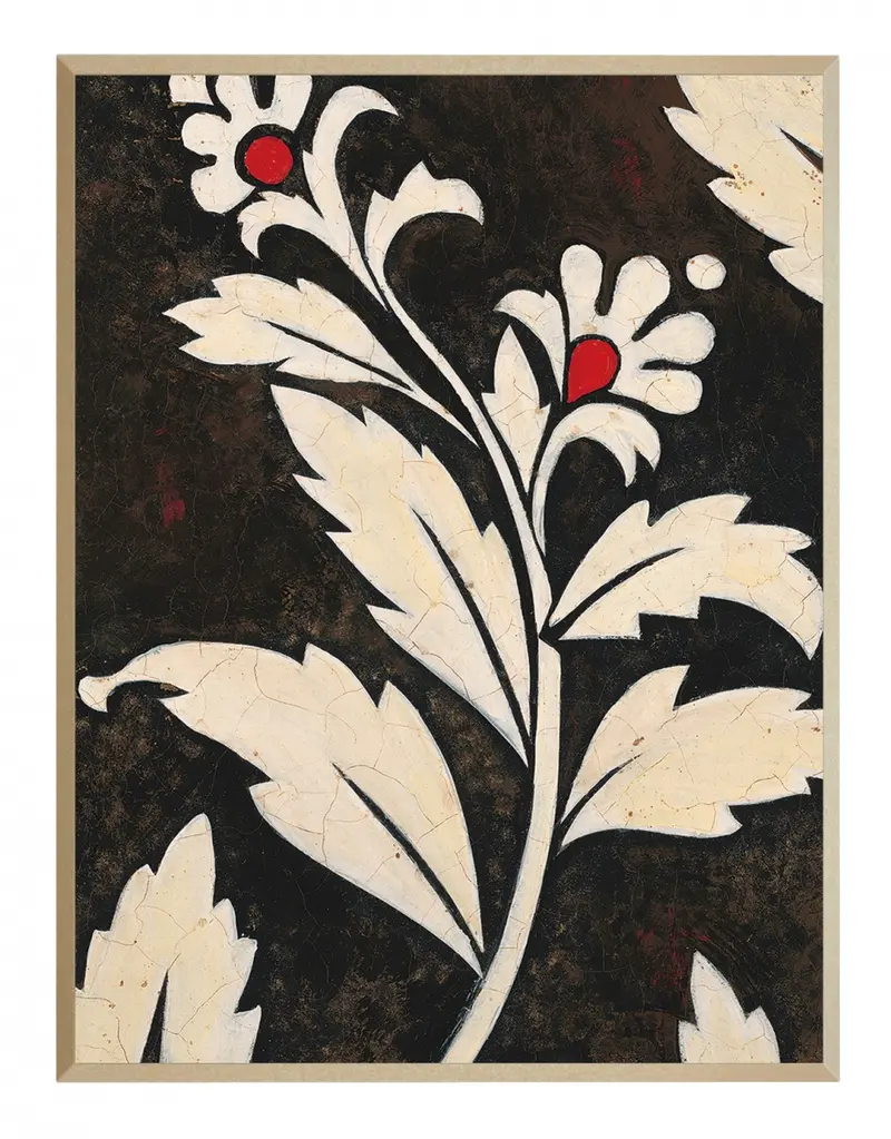 Obraz Roślinny ornament 1 na płycie 31x41 cm